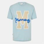 Money Тениска Money Men's Big M Regular Fit T-Shirt - Sky Blue