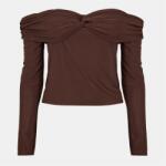 I Saw It First Фланелка с дълъг ръкав I Saw It First Bardot Detail Long Sleeve Top - Brown