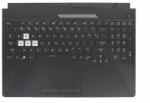 ASUS TUF Gaming A15 FX506IU FX506IH FX506IV series 90NR03L1-R31US0 amerikai angol (US) kiosztású billentyűzet háttérvilágítással (backlight) palmrest/topcase felső burkolat (CAS080011PRUS)