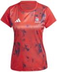 adidas Фланелка с къс ръкав Adidas Women's Short Sleeve Performance Gym Top - Team Colleg Red