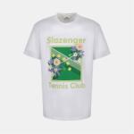 Slazenger Тениска Slazenger Men's Slaz Tennis Club Regular Fit T-Shirt - White