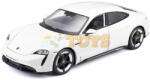 Bburago mașinuță metalică Porsche Taycan Turbo S alb - scara 1: 24 (18-21098)