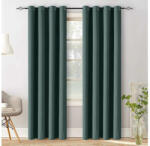  OXFORD türkiz függöny 140x250 cm Felfüggesztés: Fém gyűrűk