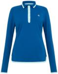 Original Penguin Golf Блуза с яка Original Penguin Golf Women's Long-Sleeve Performance Polo Shirt - Blueberry Pncke