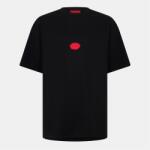 Hugo Тениска Hugo Men's Divis Red Cotton T-Shirt - Black 001