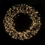 Homedecorsig Koszorú akasztós, 460 LED-es, IP44, melegfehér 45x4x45 cm