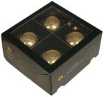 Homedecorsig Arany Üveg Gömb 10 cm 4db