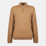 Boss Men's Lancione Long-Sleeve Polo - Medium Beige