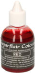 Sugarflair Colours airbrush festék, piros, 60ml