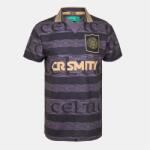 Team Мъжка футболна фланелка Team Celtic 96 Gold Retro Football Shirt Mens - Black/Gold