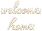 PartyDeco Fólia lufi felirat - Welcome home 258 x 55 cm