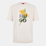 Hugo Тениска Hugo Men's Dilablumi T-Shirt - Open White