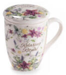 AFI Gyógynövényes bögre porcelán tetővel- 300 ml (IMO-AFI-721449RELAXING-BOGRETETO)