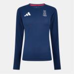 adidas Фланелка с дълъг ръкав Adidas Women's Long Sleeve Performance Gym Top - Collegiate Navy