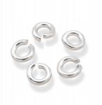 MIXFORM Ezüst 925 Görgők Szimpla, Nyitott, 4x1mm, 5 db (13WB26098)