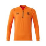 Castore Мъжко горнище с цип Castore Rangers Quarter Zip Top Mens - Orange
