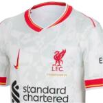 Nike Юношеска футболна фланелка Nike Liverpool Embroidered Third Shirt 2024 2025 Juniors - White