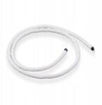 Mixform Öko Polimer Agyag gyöngyök, Handmade, Heishi, Fehér, 4x1mm, 375db/40cm (13WB30332)