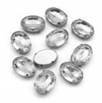 MIXFORM Strasszok akril kosárban 18x13x6mm 10db (13WB20850)