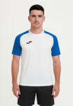 Joma T-SHIRT ACADEMY IV SHORT SLEEVE dressz / póló fehér azúrkék 6XS-5XS