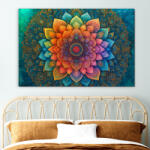 DUBLEZ Fénylő mandala a falra - Kép | DUBLEZ