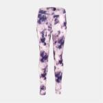 Gul Клин Gul Women's Powder Mid Rise Full Length Slim Fit Baselayer Leggings - Pink AOP