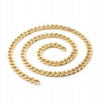 MIXFORM Lánc Műanyag Ccb, Ovális elem, Horgony szövés, Arany, 18.5x13x4mm, 1m (13WB28523)