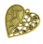 MIXFORM Medál Szív fém ötvözet 47x46x5mm 1db (14WB8864)