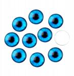 MIXFORM Kaboson üveg, szem, kék, Diy, 16x5mm, 10db (13WB27911)