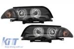 KITT Lightning Angel Eye Első Lámpa BMW E46 Limousine/Touring 1998-2001 Fekete Kompatibilis BMW 3 Series E46 Limousine (sedan) Non-LCI (1998-2001) BMW 3 Series E46 Touring Non LCI (1998-2001) Nem kompatibili (HLBME4