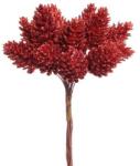  Buchet 12 conuri color+sclipici pentru decoratiuni florale (70885)