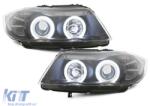 KITT Első lámpák BMW E90/E91 3er_2 CCFL körgyűrű_fekete (SWB12SBCCFL)