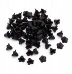 Mixform Akril gyöngyök Virág matt fekete 14x10mm, 25g~65db (13WB14248)