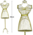  Fém próbababa - arany 160cm - papelito