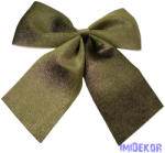  Csillogó bársony masni, 28 x 34cm - Zöld