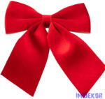  Elegáns bársony masni, 28 x 34cm - Piros