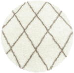 Ayyildiz Krémszínű kerek szőnyeg ø 120 cm Alvor - Ayyildiz Carpets