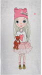 Vitaus Mosható gyerek szőnyeg 160x230 cm Cute Girl and the Bear - Vitaus