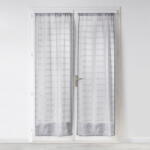 douceur d'intérieur Szürke átlátszó függöny szett 2 db-os 70x200 cm Candide - douceur d'intérieur