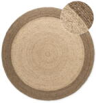 Hanse Home Szürkésbézs kétoldalas kézi szövésű kerek juta szőnyeg ø 160 cm Jutta Greige - Hanse Home