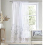 Catherine Lansfield Fehér függöny 137x140 cm Meadowsweet Floral - Catherine Lansfield