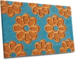 Hanse Home Kókuszrost lábtörlő 45x75 cm Flowers - Hanse Home