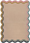 Flair Rugs Krémszínű kézi szövésű gyapjú szőnyeg 160x230 cm Leo Scallop - Flair Rugs