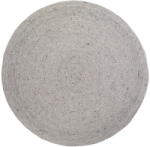 Nattiot Neethu szürke kézzel készített szőnyeg gyapjú és pamut keverékből, ø 140 cm - Nattiot