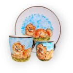 BögreManufaktúra Pomerániai törpespicc reggeliző készlet