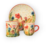 BögreManufaktúra Pipacsmező reggeliző szett