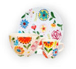 BögreManufaktúra Mese virágos reggeliző készlet kis jumbóval