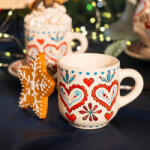 BögreManufaktúra Skandináv Szívek Kávés Bögre