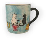 BögreManufaktúra Vicces Cica bögre háttal