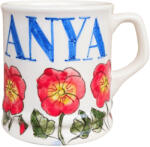 BögreManufaktúra Anya Piros Árvácska bögre Feliratos